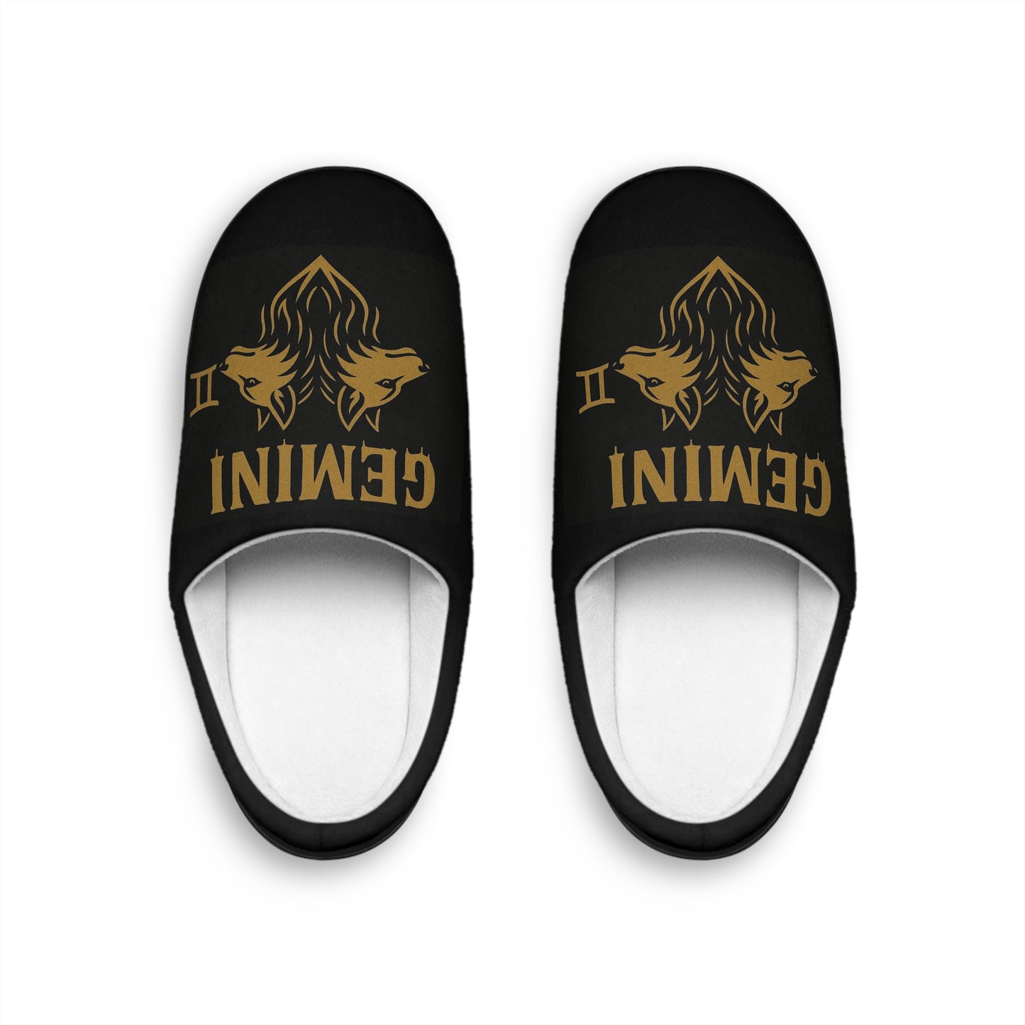 Gemini Slippers Women’s Indoor with Zodiac Design | Perfect Gift for Astrology Lovers, Housewarming, Birthdays, Relaxation