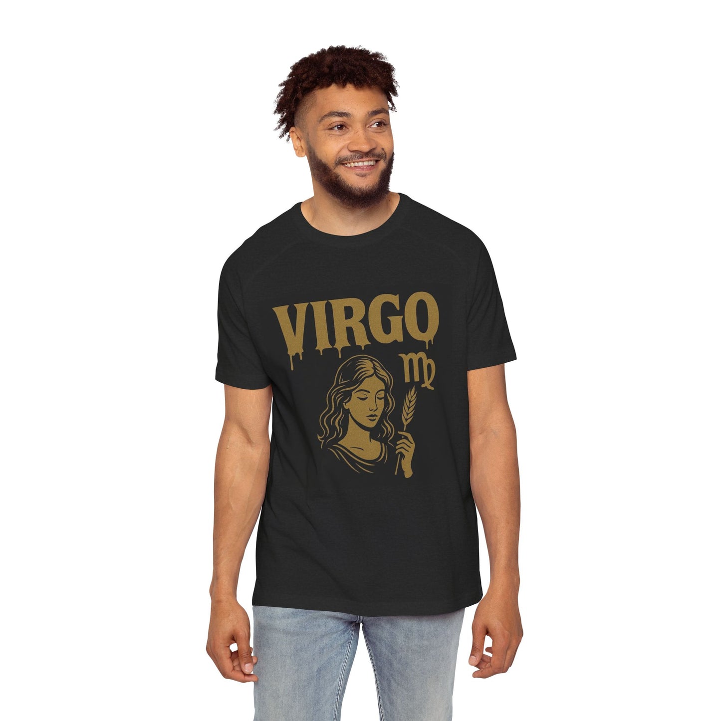 Virgo Zodiac Sign Men's Raglan T-Shirt, Astrology Tee, Horoscope Apparel, Gift for Astrology Lovers, Star Sign Shirt