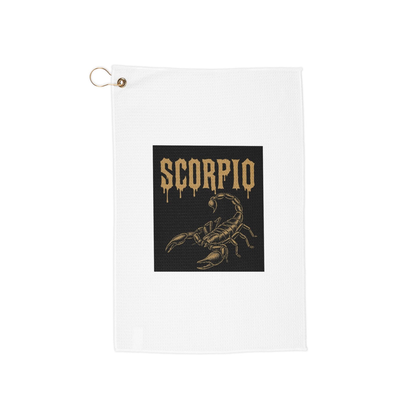 Stylish Golf Towels with Scorpio Design | Perfect for Golf Lovers, Gift Idea for Birthdays, Male & Female Golfers, Sports Towel
