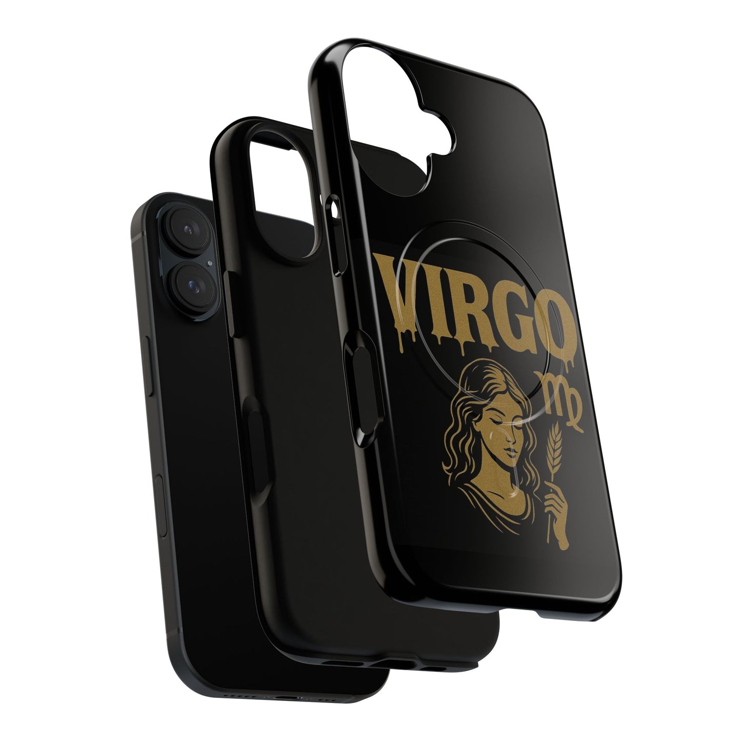 Virgo Zodiac Magnetic Phone Case, Tough Phone Cover for Astrologers, Horoscope Gift, Astrology Accessory, Durable Cell Phone Protector