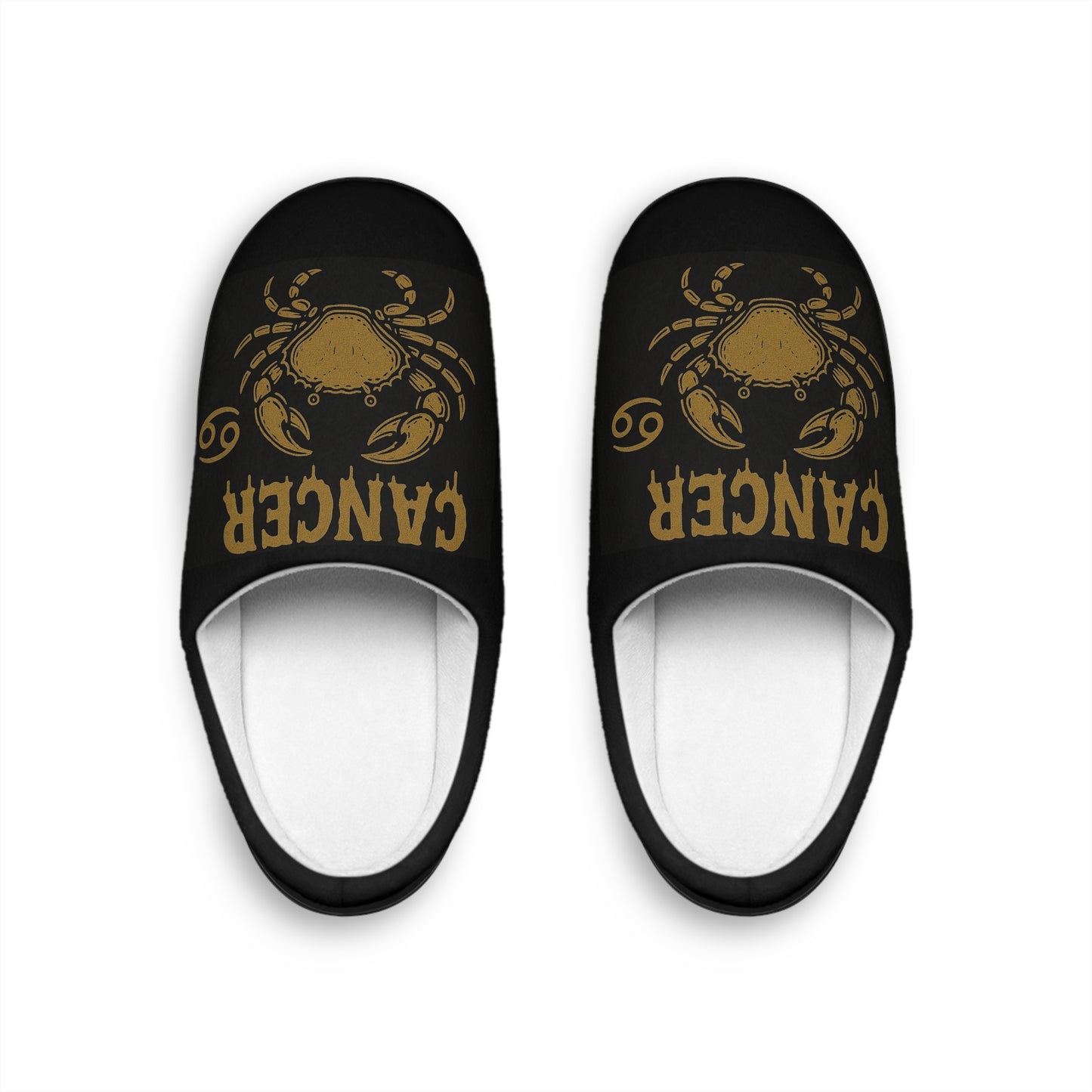 Cancer Slippers Zodiac | Cozy Indoor Footwear, Astrology Gifts, Women's House Shoes, Horoscope Decor