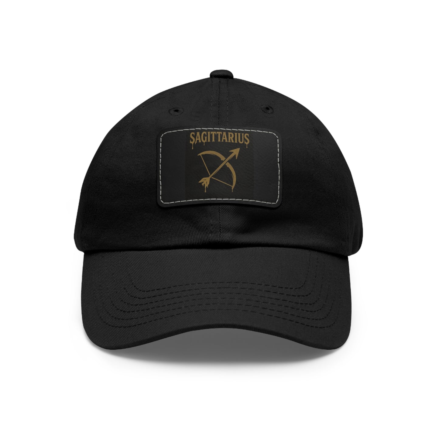 Dad Hat with Leather Patch, Astrology Fashion Hat, Gift for Pisces, Casual Outfit Accessory, Birthday Gift for Him