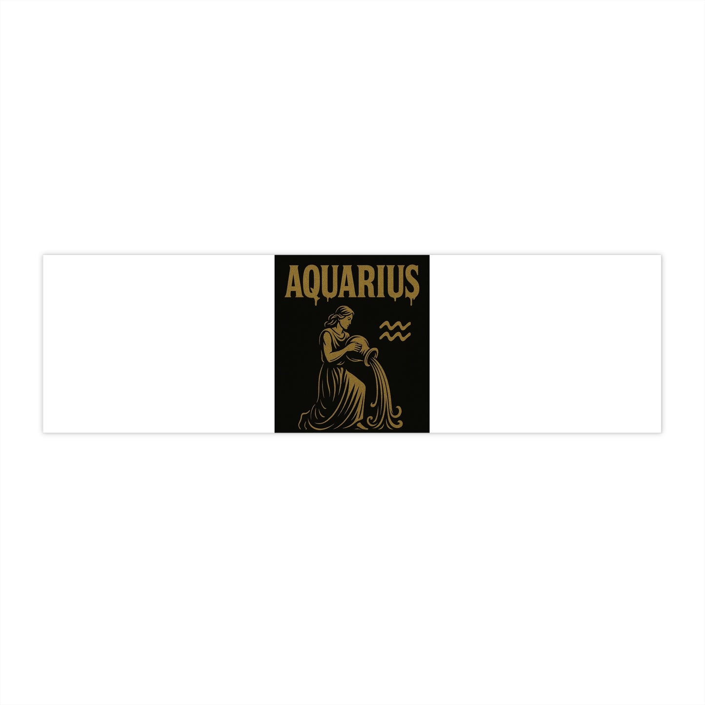 Aquarius Bumper Stickers, Zodiac Car Decals, Astrology Gifts, Personalized Horoscope Stickers, Cosmic Decor, Unique Car Accessories