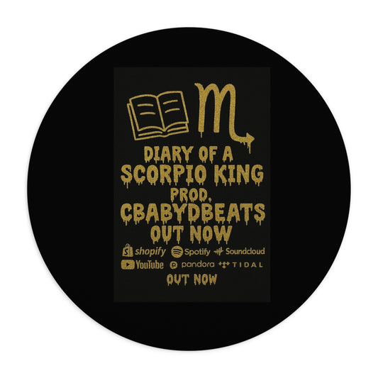 Scorpio King Mouse Pad | Zodiac Gift, Astrology Decor, Gamer Accessory, Office Supplies, Astrology Lover Gift