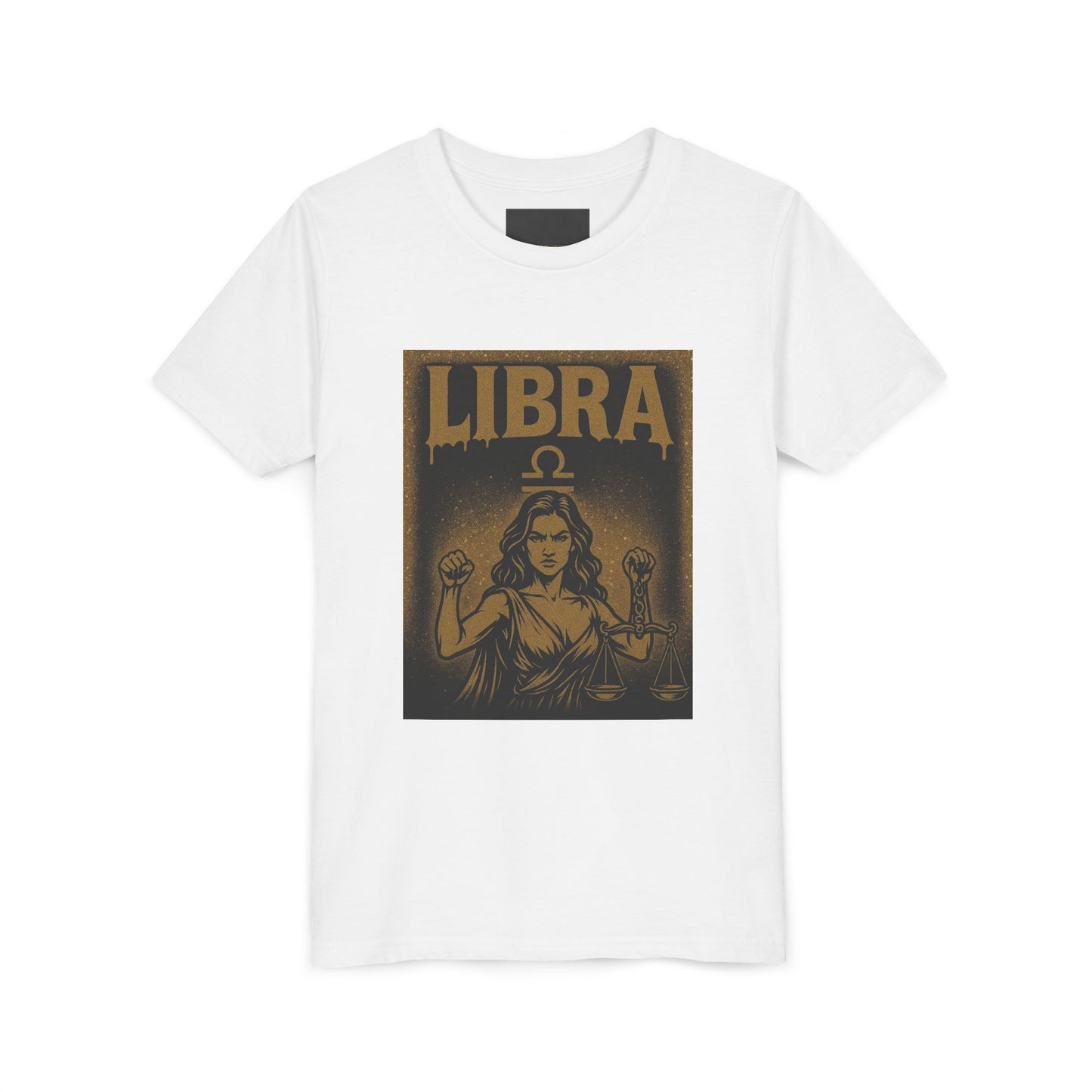 Gemini Wolf Youth Short Sleeve Tee - Astrology Shirt, Birthday Gift, Zodiac Apparel, Unique Tee for Kids