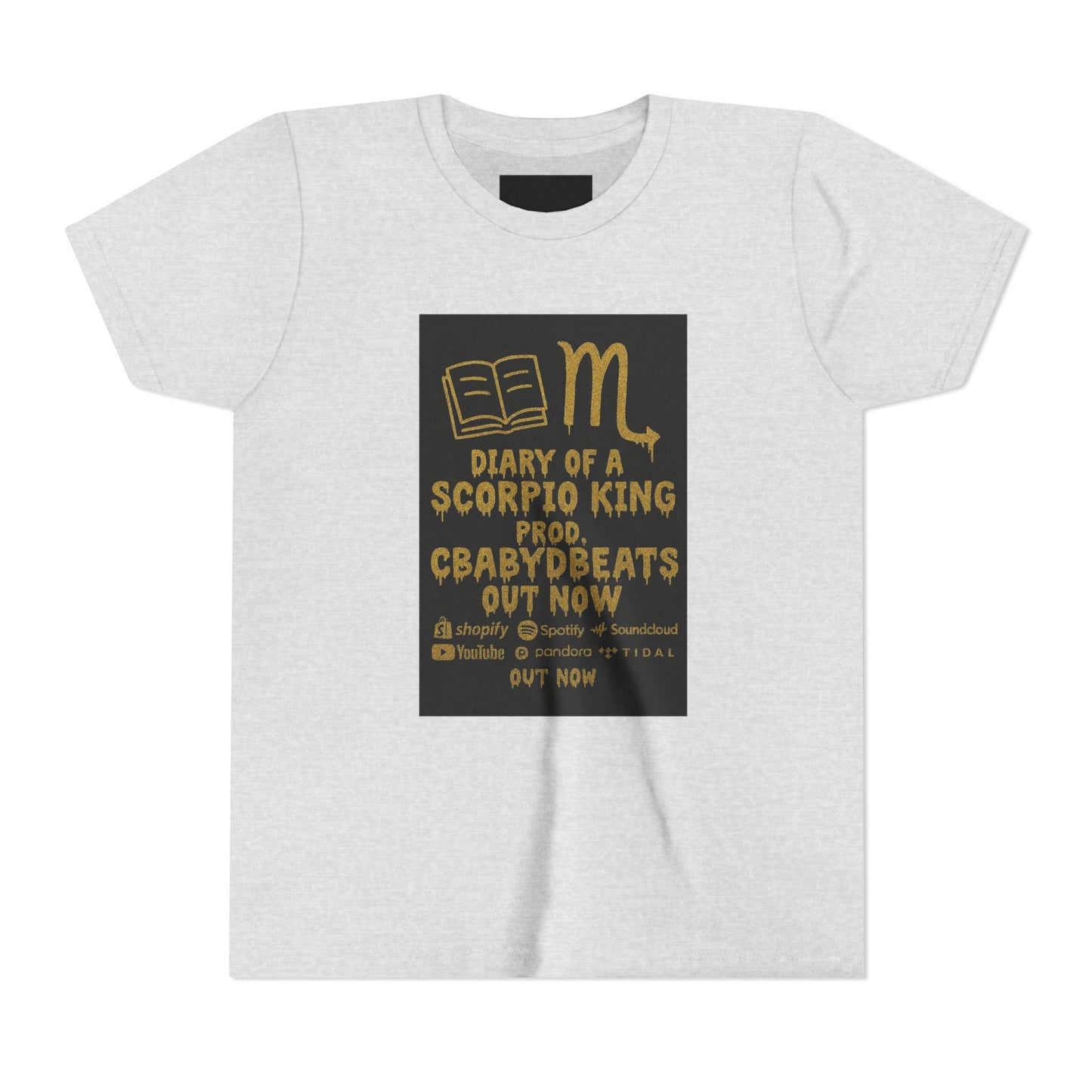 Gemini Wolf Youth Short Sleeve Tee - Astrology Shirt, Birthday Gift, Zodiac Apparel, Unique Tee for Kids