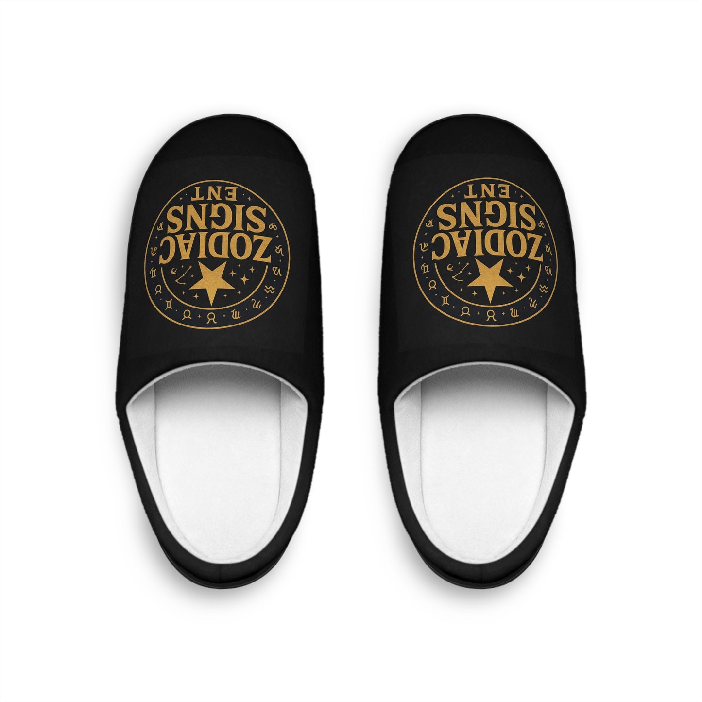 Zodiac Signs Ent Merch Slippers for Men | Perfect Gift for Astrology Lovers, Indoor Slippers, Personalized Footwear, Home Comfort