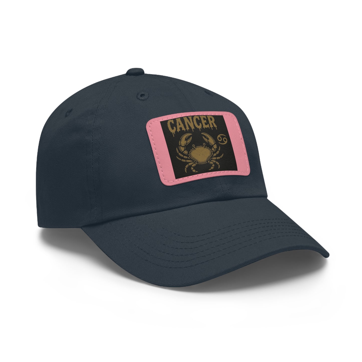 Dad Hat with Leather Patch, Astrology Fashion Hat, Gift for Pisces, Casual Outfit Accessory, Birthday Gift for Him