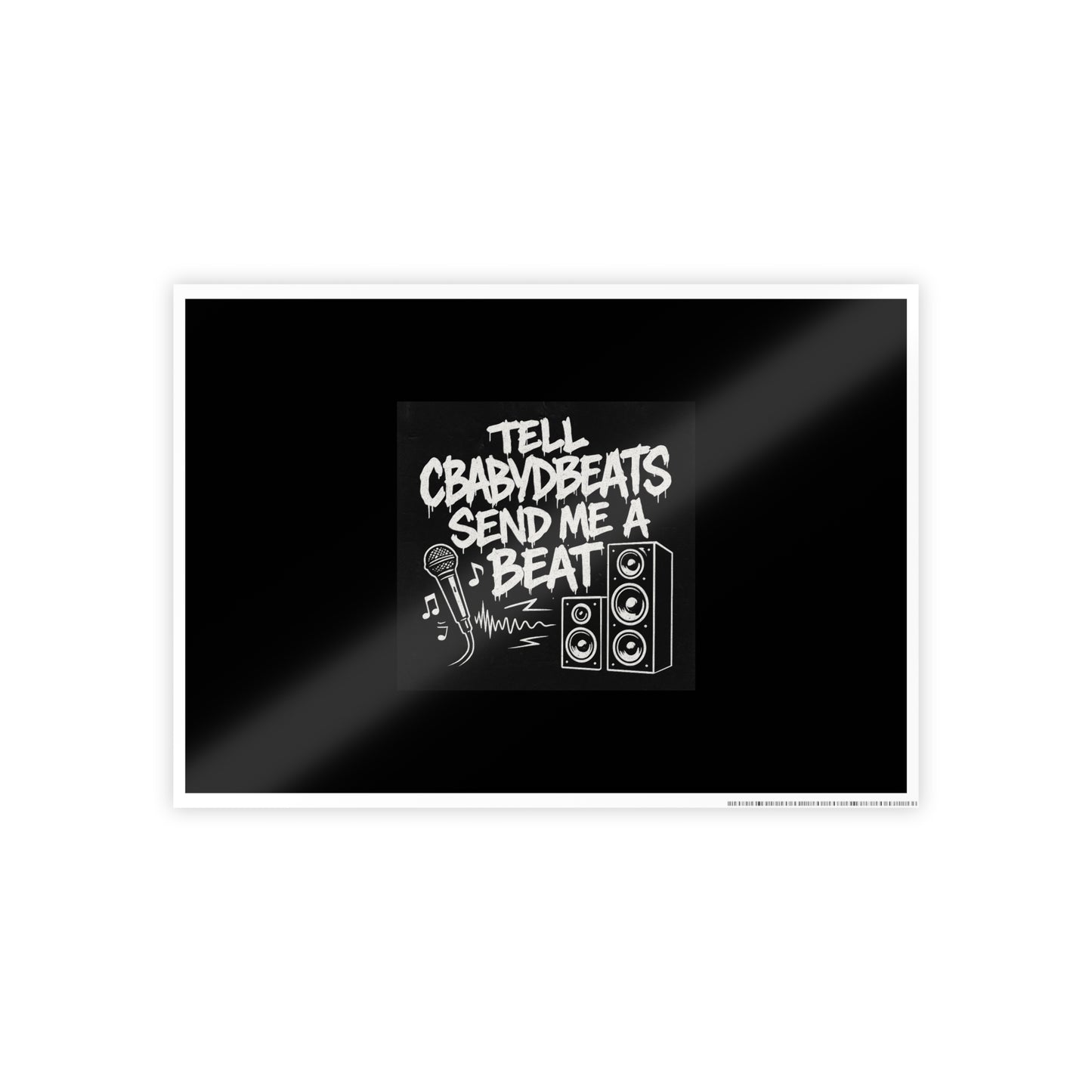 Glossy Art Print - Inspirational Decor, Urban Wall Art, Modern Home Decor, Motivational Poster, Unique Gift Idea