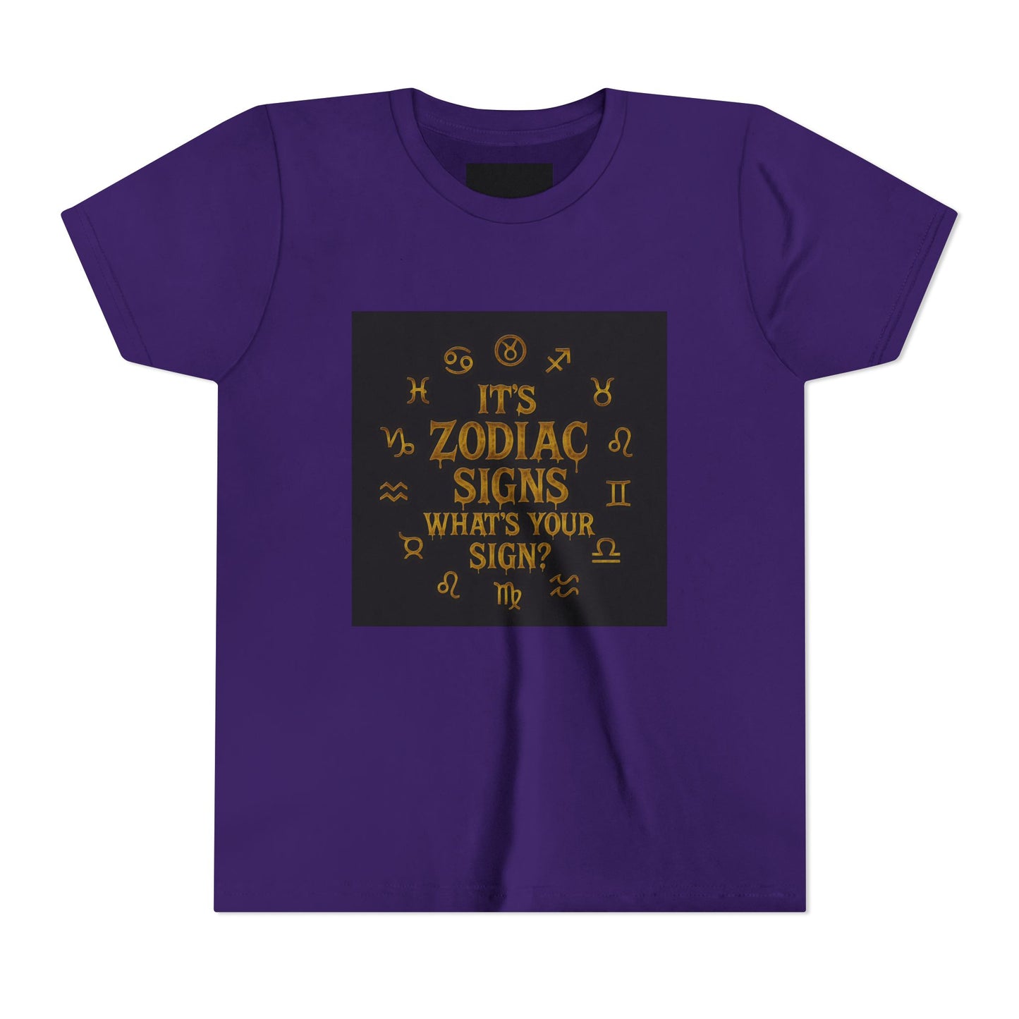 Gemini Wolf Youth Short Sleeve Tee - Astrology Shirt, Birthday Gift, Zodiac Apparel, Unique Tee for Kids