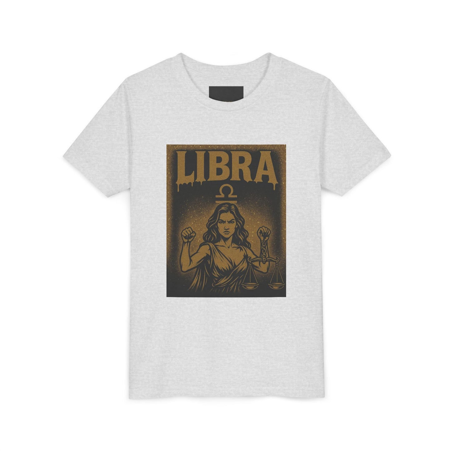 Gemini Wolf Youth Short Sleeve Tee - Astrology Shirt, Birthday Gift, Zodiac Apparel, Unique Tee for Kids