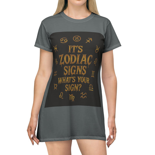 Music Vibes Graphic T-Shirt Dress, Casual Summer Dress, Women’s Lounge Wear, Gift for Music Lovers, Festival Outfit