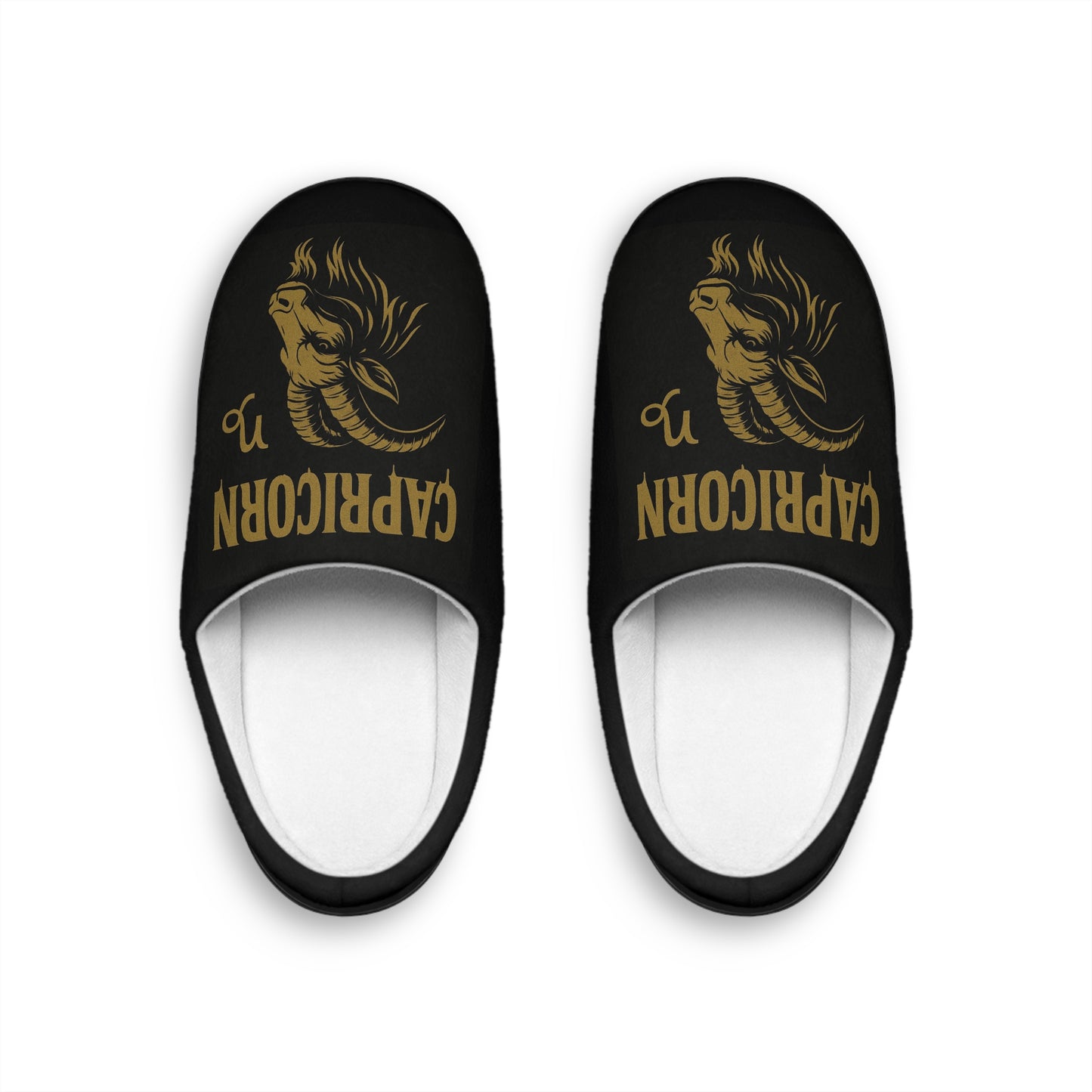 Capricorn Slippers for Women, Astrology Slippers, Capricorns Gift, Indoor Comfort Footwear, Personalized Slipper Design