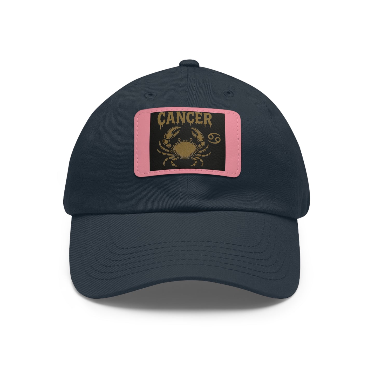 Dad Hat with Leather Patch, Astrology Fashion Hat, Gift for Pisces, Casual Outfit Accessory, Birthday Gift for Him