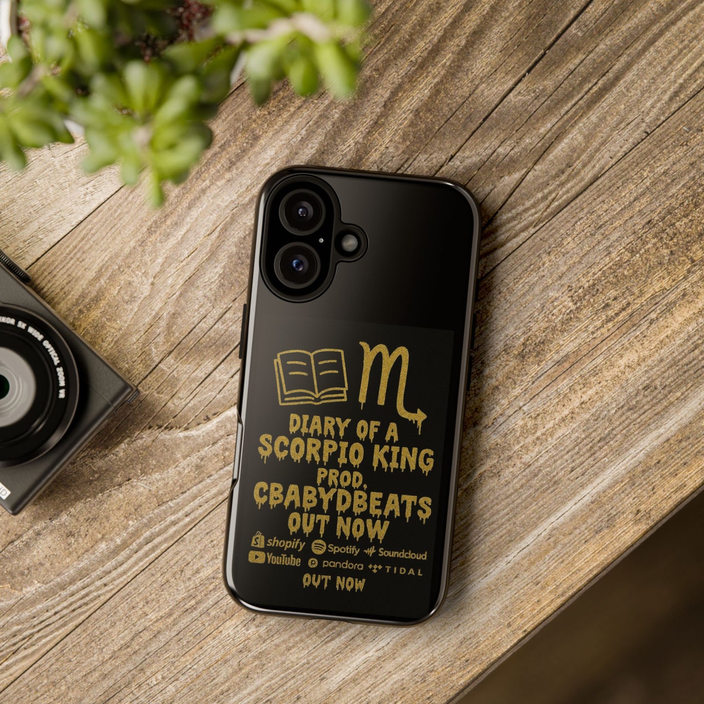 Scorpio King Phone Case - Diary of a Scorpio King, Tough Phone Cover, Zodiac Gifts, Astrology Accessory, Durable Protection