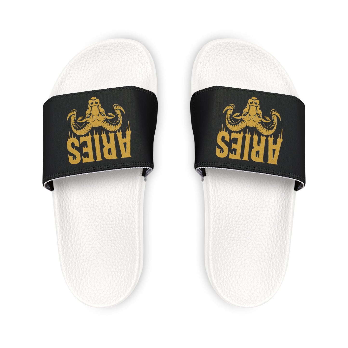 Aries Sandals - Youth Removable-Strap with Zodiac Design - Trendy Summer Footwear for Kids, Comfortable Play Shoes, Beach Sandals, Casual
