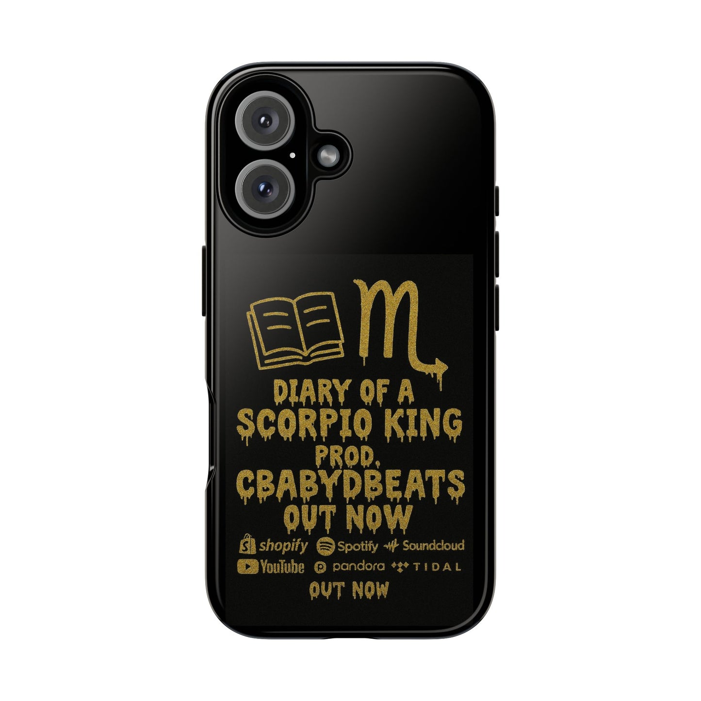 Scorpio King Phone Case - Diary of a Scorpio King, Tough Phone Cover, Zodiac Gifts, Astrology Accessory, Durable Protection
