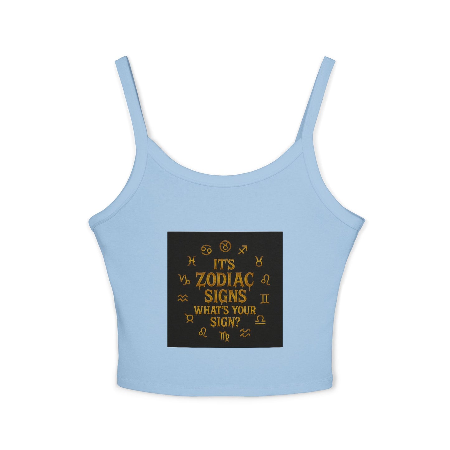 Sagittarius Zodiac Spaghetti Strap Tank Top, Astrology Apparel, Horoscope Gift, Birthday Top, Summer Fashion, Zodiac Sign Clothing