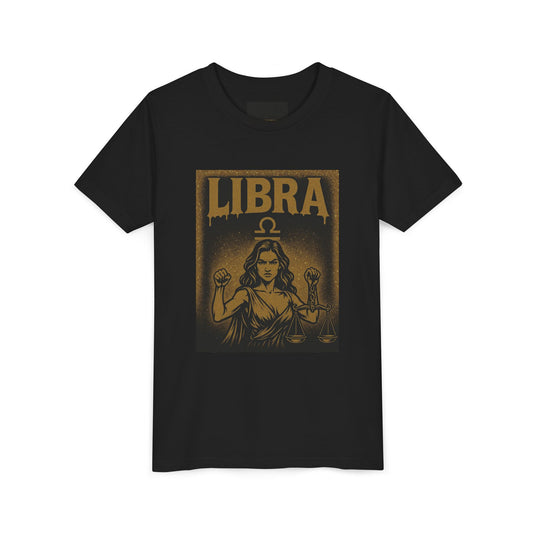 Gemini Wolf Youth Short Sleeve Tee - Astrology Shirt, Birthday Gift, Zodiac Apparel, Unique Tee for Kids