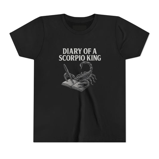 Copy of Gemini Wolf Youth Short Sleeve Tee - Astrology Shirt, Birthday Gift, Zodiac Apparel, Unique Tee for Kids