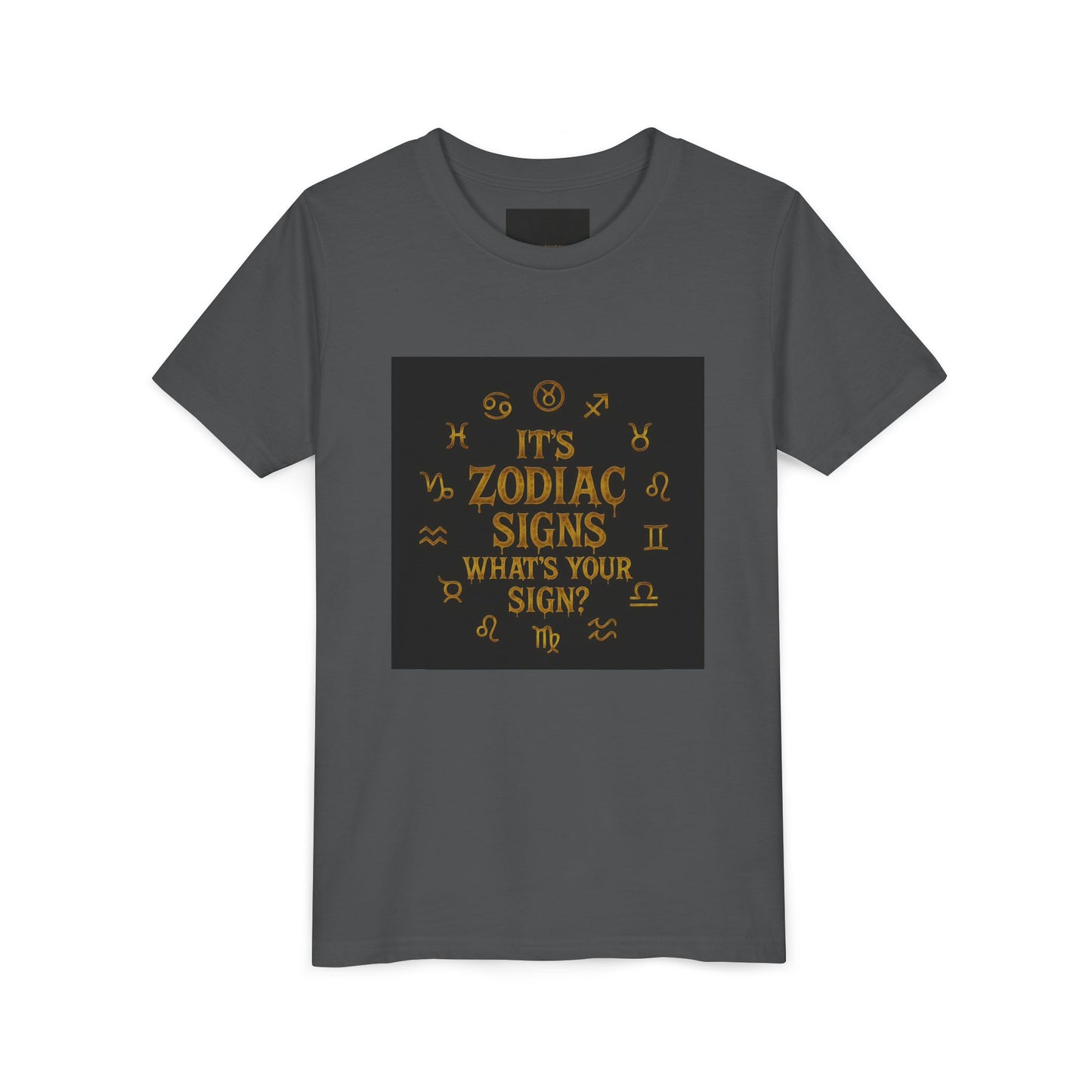 Gemini Wolf Youth Short Sleeve Tee - Astrology Shirt, Birthday Gift, Zodiac Apparel, Unique Tee for Kids