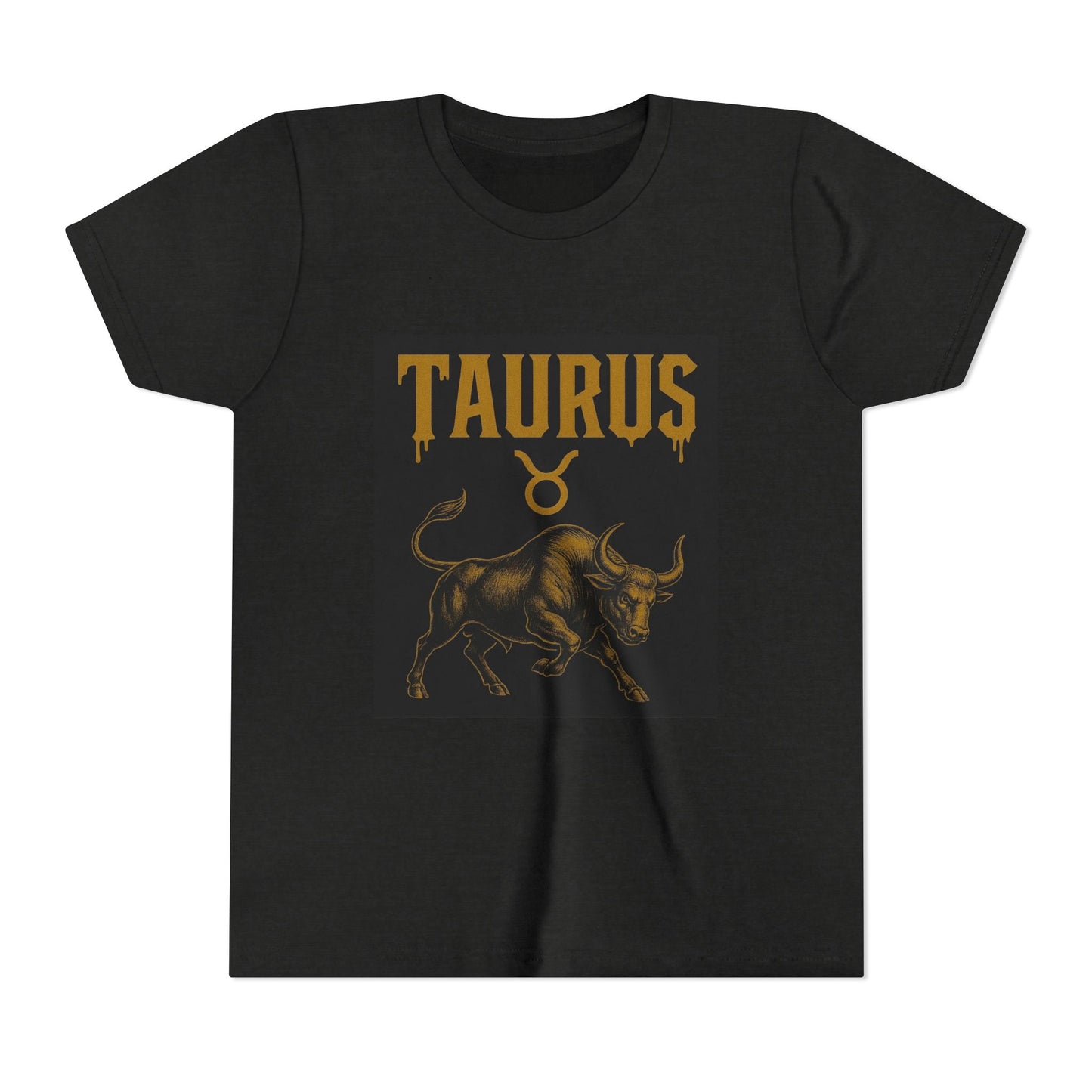 Gemini Wolf Youth Short Sleeve Tee - Astrology Shirt, Birthday Gift, Zodiac Apparel, Unique Tee for Kids