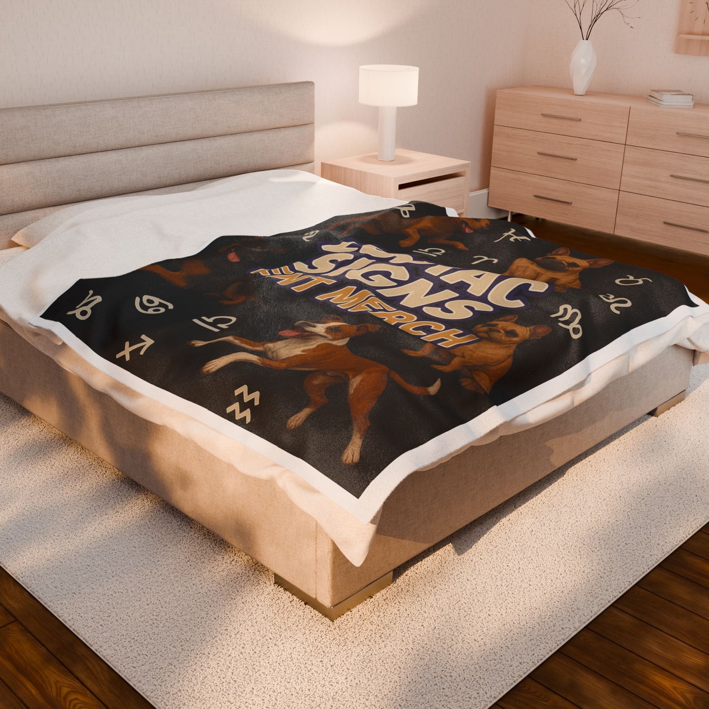 Scorpio Velveteen Plush Blanket | Cozy Zodiac Throw, Astrology Gift, Unique Home Decor, Birthday Gift for Scorpio, Warm & Soft Blanket