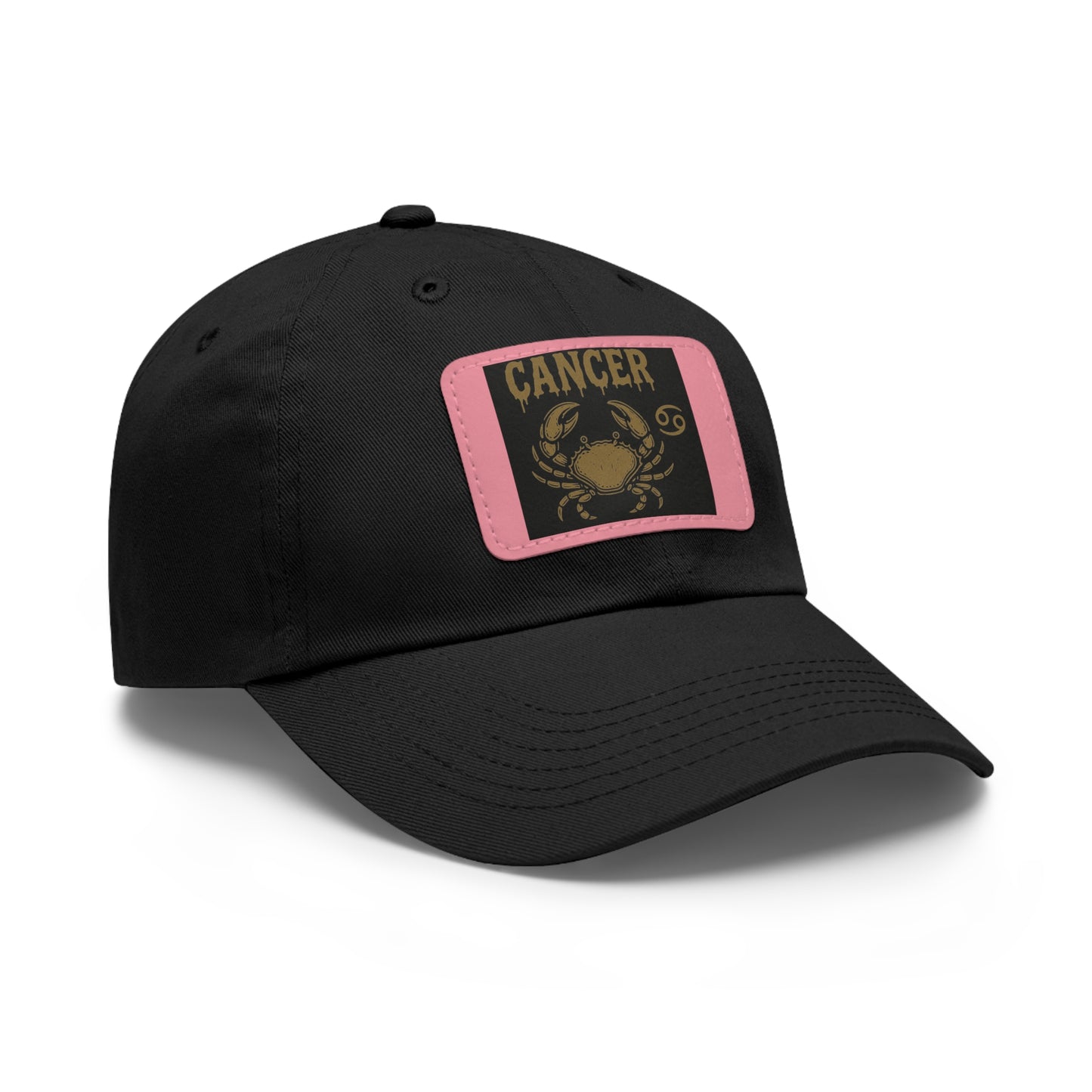 Dad Hat with Leather Patch, Astrology Fashion Hat, Gift for Pisces, Casual Outfit Accessory, Birthday Gift for Him