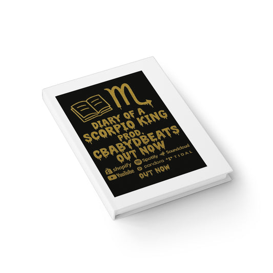 Scorpio King Journal - Diary of a Scorpio King, Astrology Journal, Personalized Gift, Zodiac Notebook, Halloween Gift