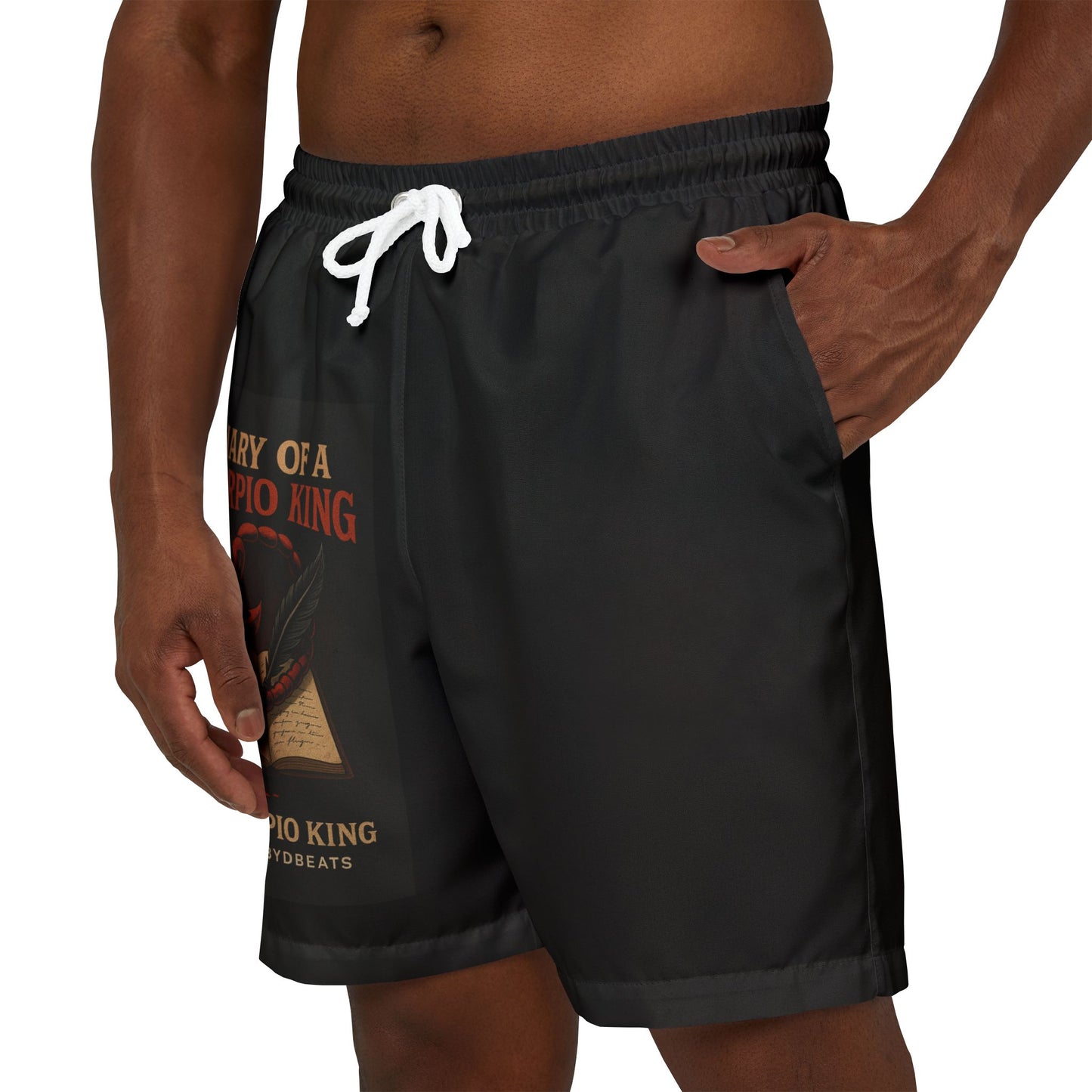 Unisex Scorpio King Swim Shorts, Beachwear, Travel Essentials, Summer Swimwear, Pool Party Attire, Zodiac Astrology Gifts