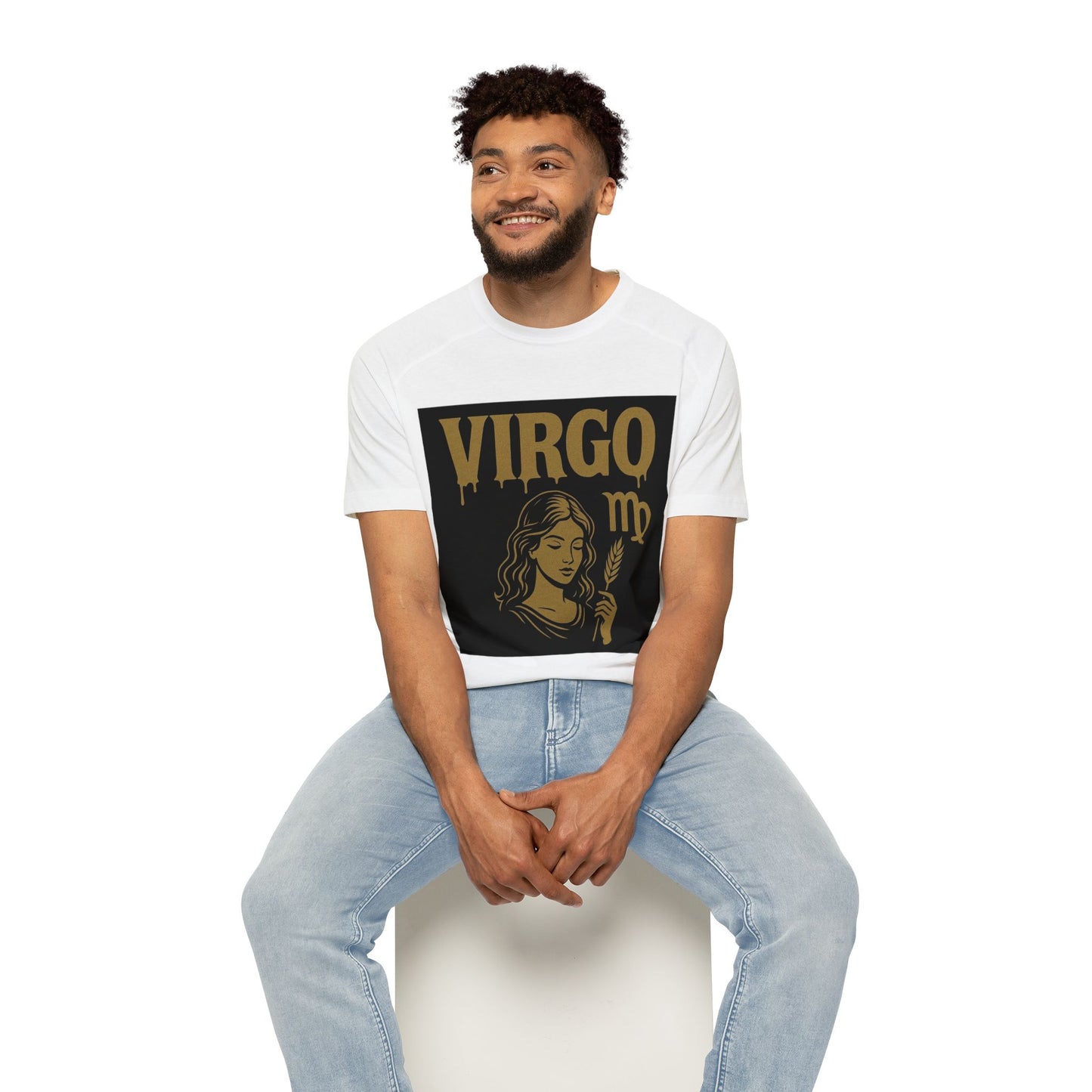 Virgo Zodiac Sign Men's Raglan T-Shirt, Astrology Tee, Horoscope Apparel, Gift for Astrology Lovers, Star Sign Shirt
