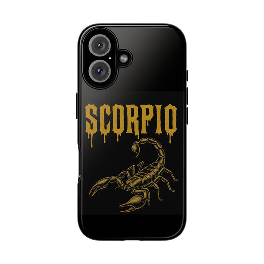 Scorpio King Phone Case - Diary of a Scorpio King, Tough Phone Cover, Zodiac Gifts, Astrology Accessory, Durable Protection