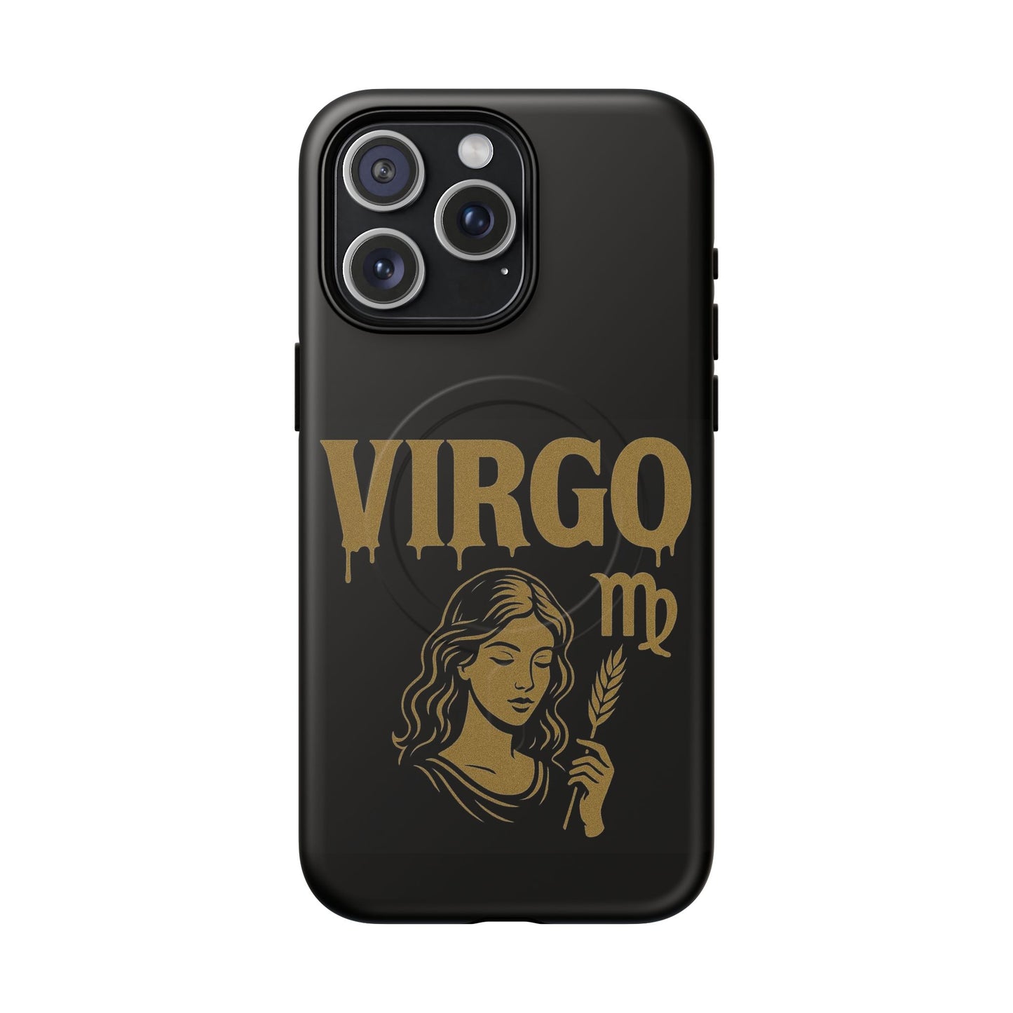 Virgo Zodiac Magnetic Phone Case, Tough Phone Cover for Astrologers, Horoscope Gift, Astrology Accessory, Durable Cell Phone Protector
