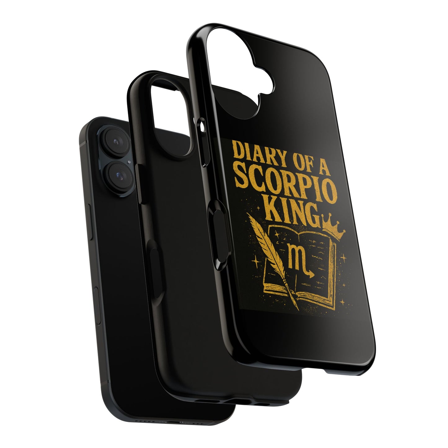 Scorpio King Phone Case - Diary of a Scorpio King, Tough Phone Cover, Zodiac Gifts, Astrology Accessory, Durable Protection