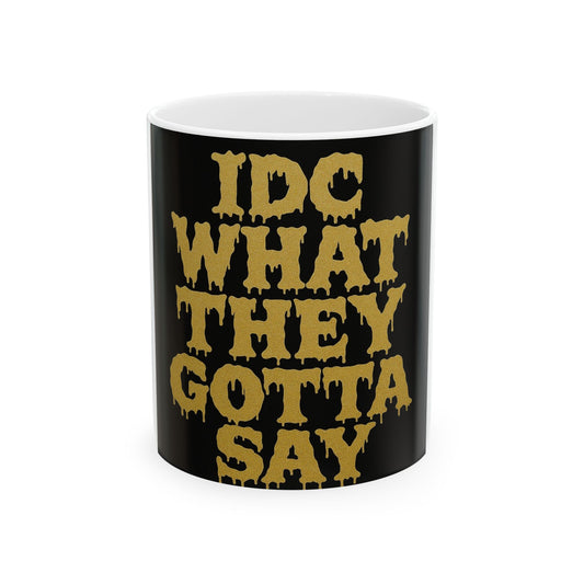 Funny Ceramic Mug, Shhh Don't Say Shi, Gift for Coffee Lovers, Home Office Decor, Gag Gift, Encourage Smiles