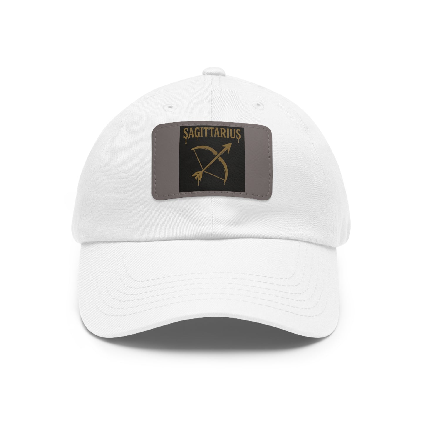 Dad Hat with Leather Patch, Astrology Fashion Hat, Gift for Pisces, Casual Outfit Accessory, Birthday Gift for Him