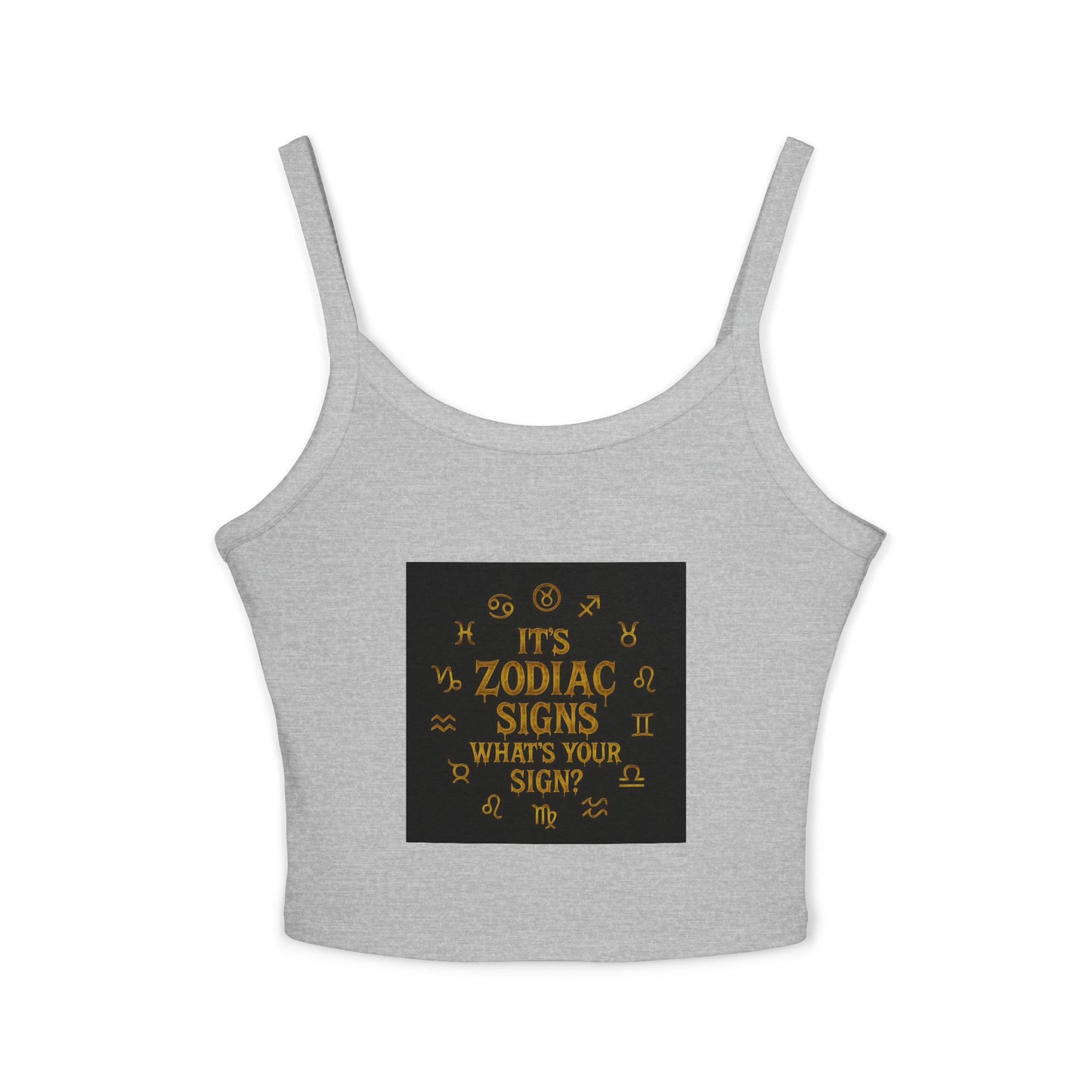 Sagittarius Zodiac Spaghetti Strap Tank Top, Astrology Apparel, Horoscope Gift, Birthday Top, Summer Fashion, Zodiac Sign Clothing