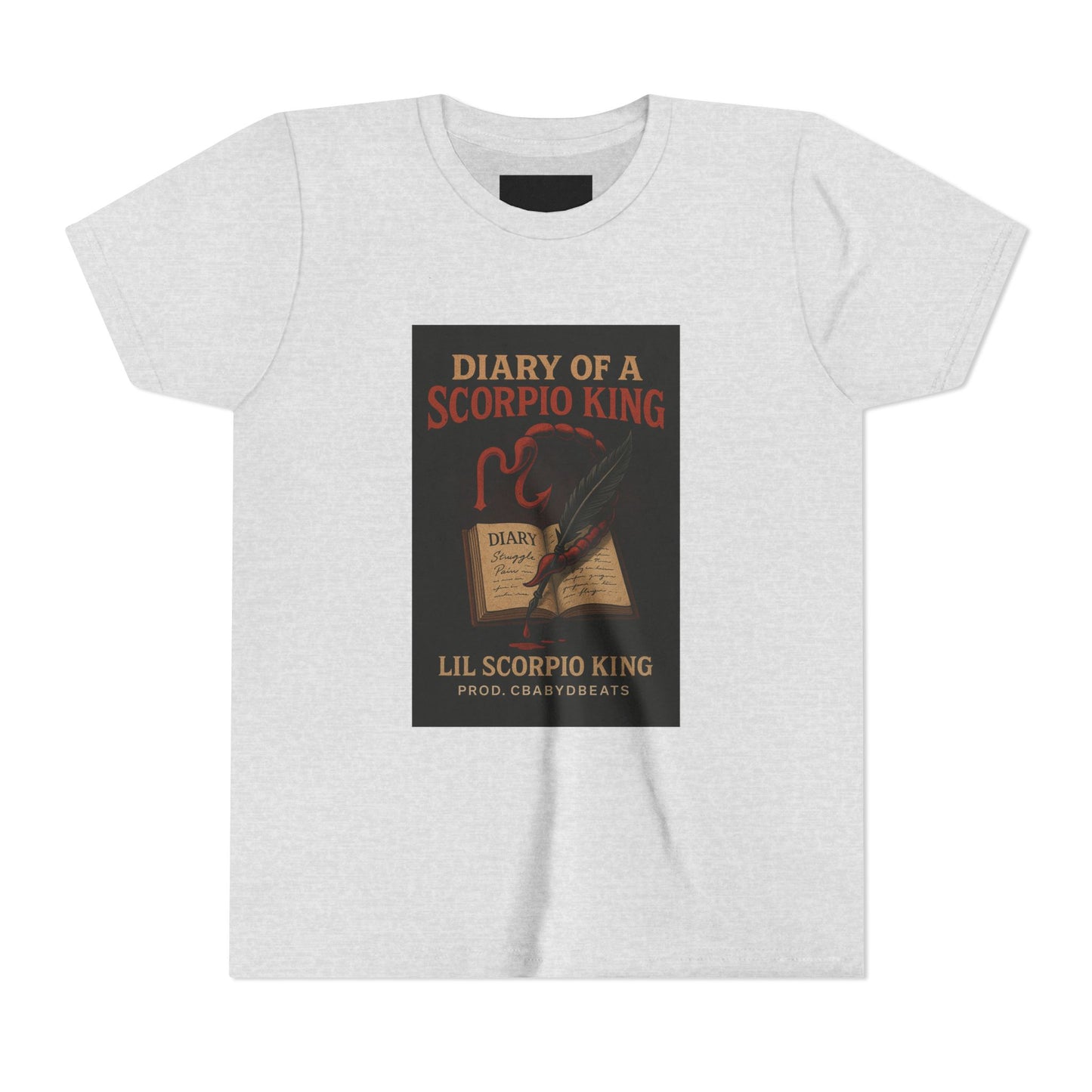 Gemini Wolf Youth Short Sleeve Tee - Astrology Shirt, Birthday Gift, Zodiac Apparel, Unique Tee for Kids