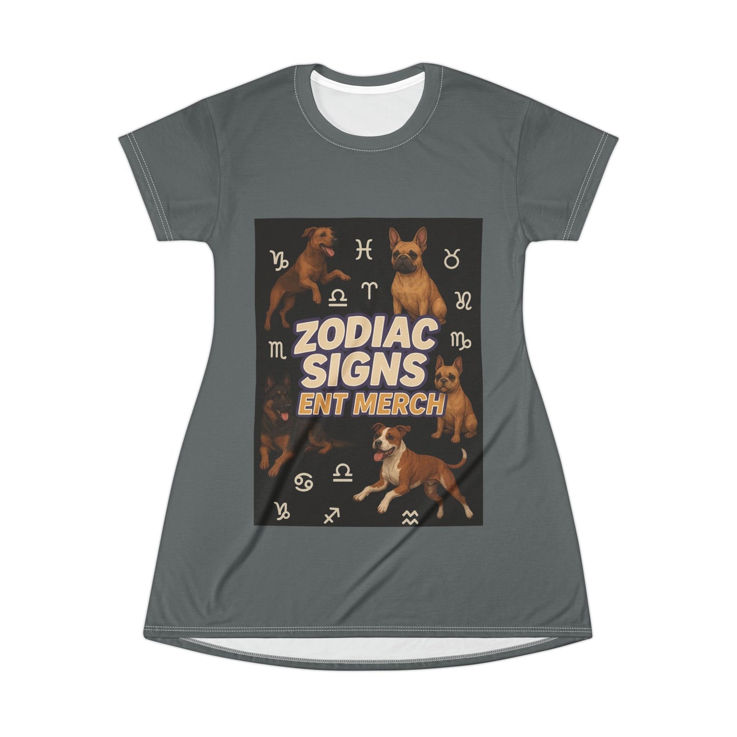 Music Vibes Graphic T-Shirt Dress, Casual Summer Dress, Women’s Lounge Wear, Gift for Music Lovers, Festival Outfit