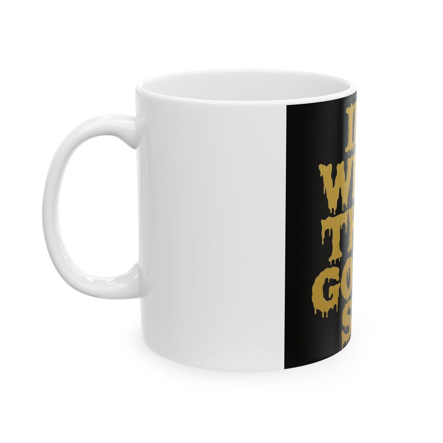 Funny Ceramic Mug, Shhh Don't Say Shi, Gift for Coffee Lovers, Home Office Decor, Gag Gift, Encourage Smiles