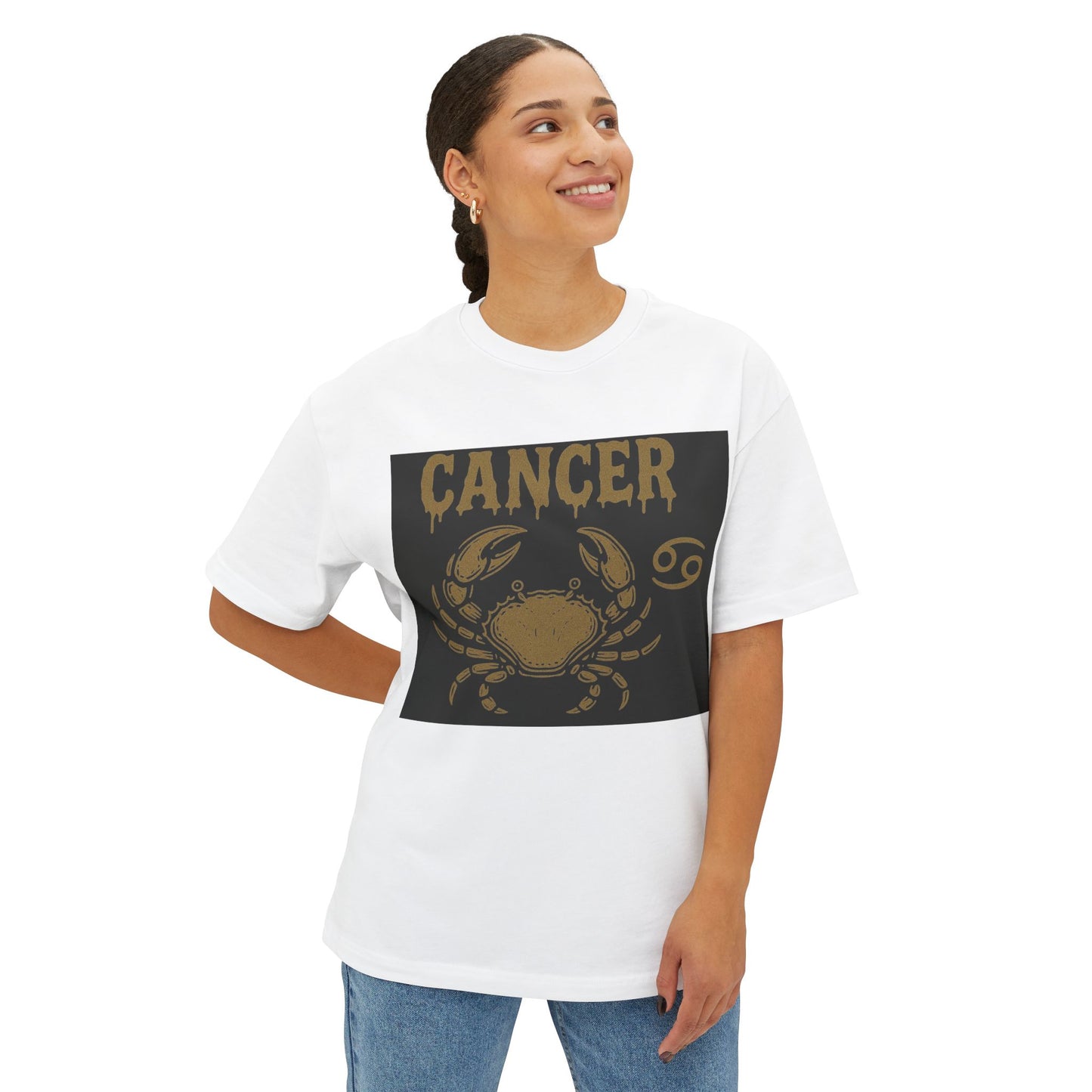 Cancer Unisex Oversized Boxy Tee