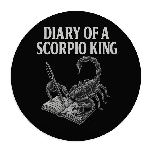 Scorpio King Mouse Pad | Zodiac Gift, Astrology Decor, Gamer Accessory, Office Supplies, Astrology Lover Gift