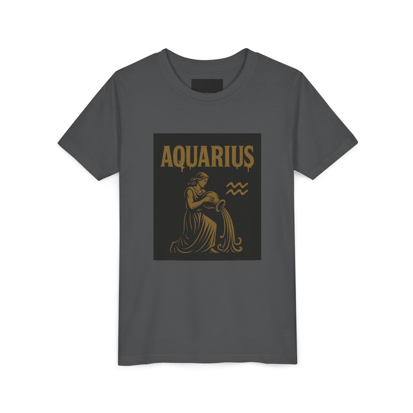 Gemini Wolf Youth Short Sleeve Tee - Astrology Shirt, Birthday Gift, Zodiac Apparel, Unique Tee for Kids