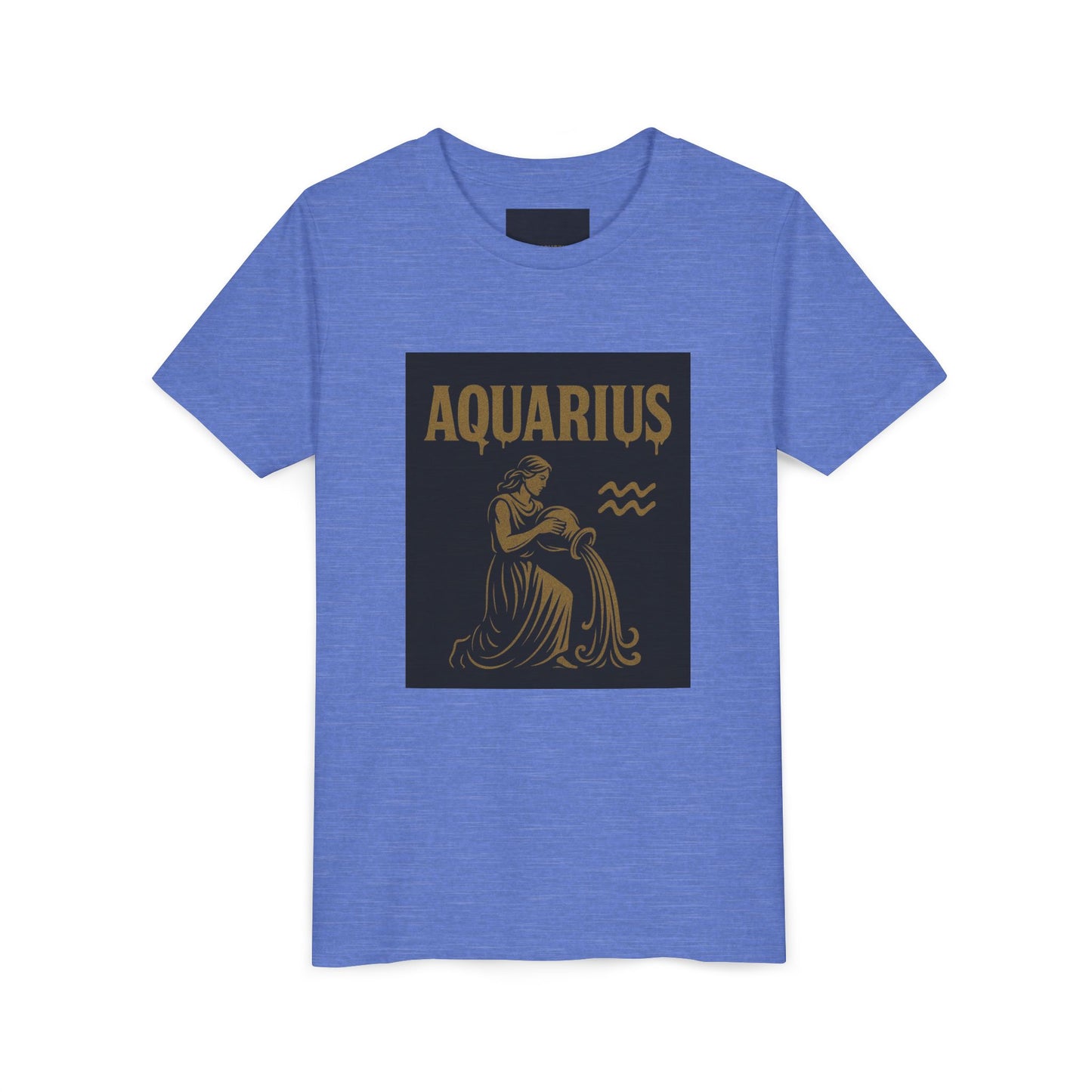 Gemini Wolf Youth Short Sleeve Tee - Astrology Shirt, Birthday Gift, Zodiac Apparel, Unique Tee for Kids