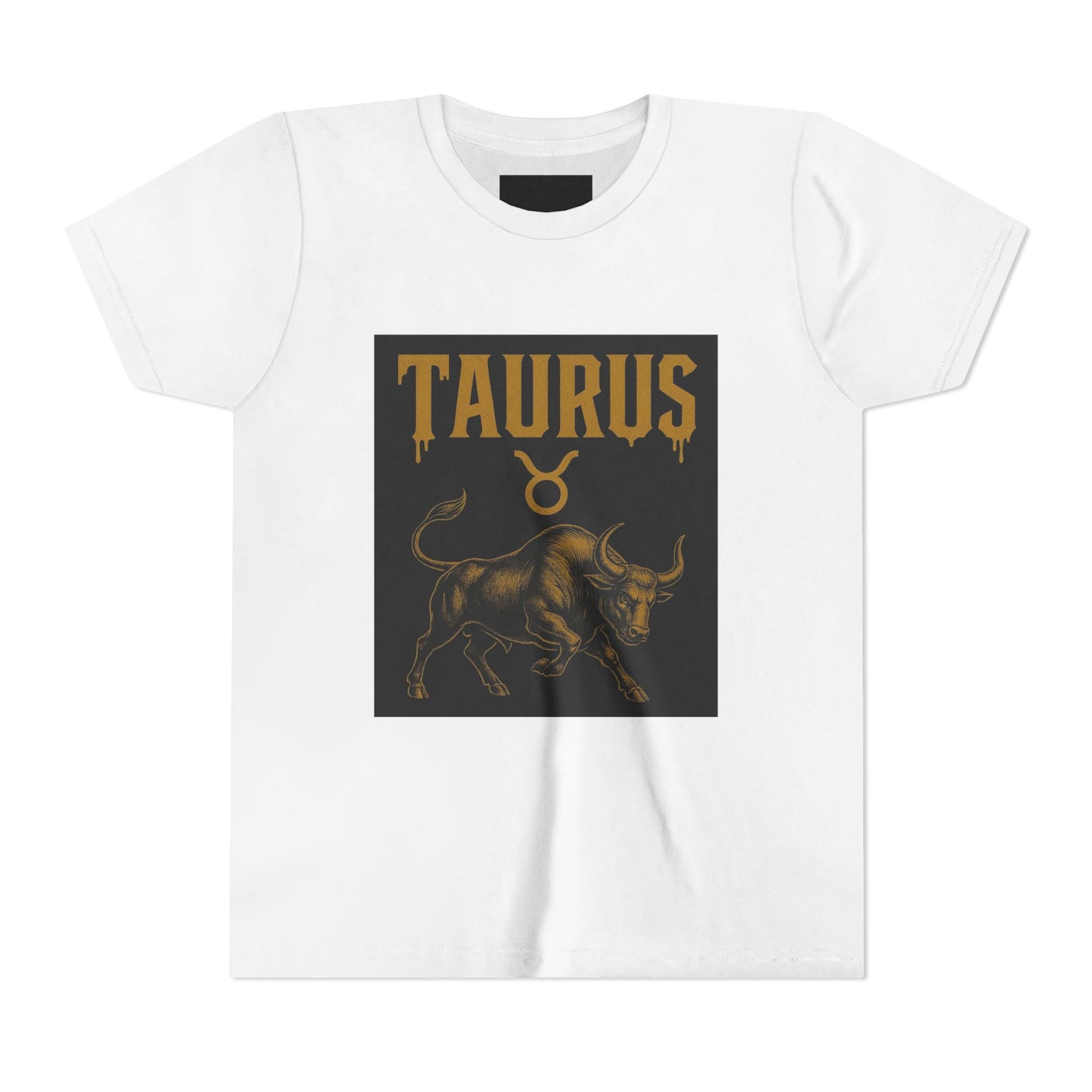 Gemini Wolf Youth Short Sleeve Tee - Astrology Shirt, Birthday Gift, Zodiac Apparel, Unique Tee for Kids