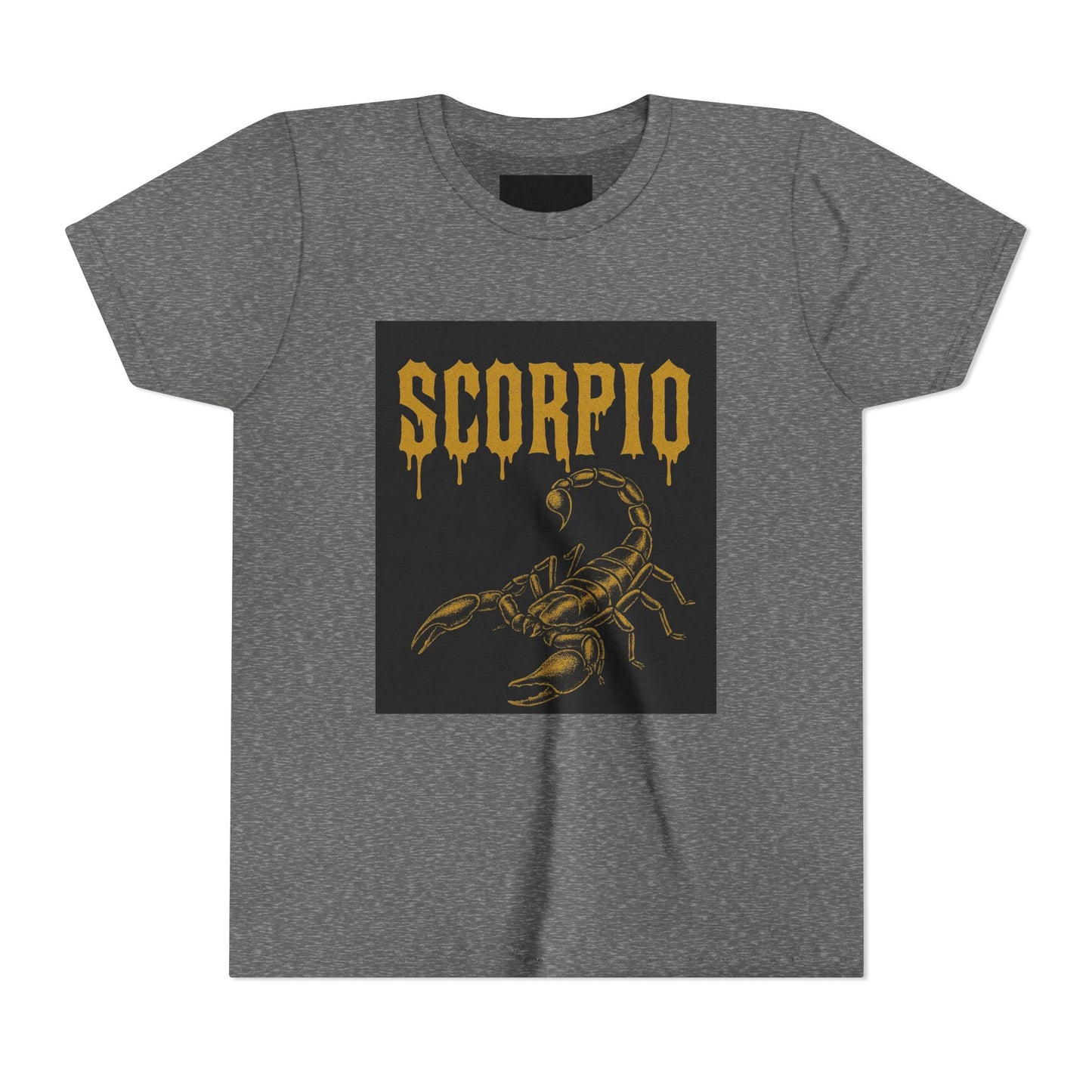 Gemini Wolf Youth Short Sleeve Tee - Astrology Shirt, Birthday Gift, Zodiac Apparel, Unique Tee for Kids