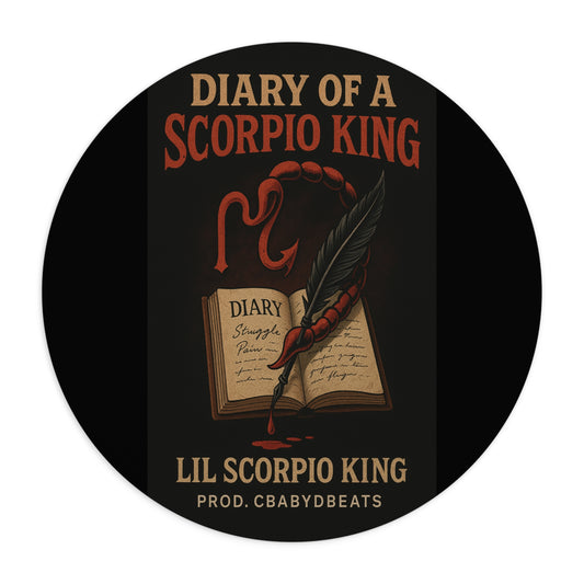Scorpio King Mouse Pad | Zodiac Gift, Astrology Decor, Gamer Accessory, Office Supplies, Astrology Lover Gift
