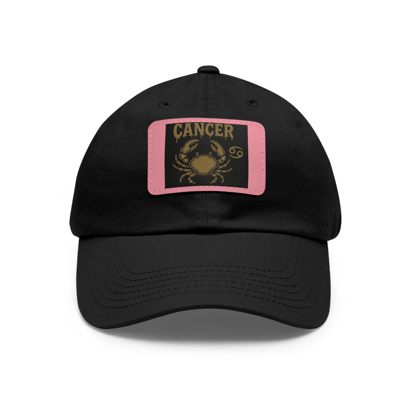 Dad Hat with Leather Patch, Astrology Fashion Hat, Gift for Pisces, Casual Outfit Accessory, Birthday Gift for Him