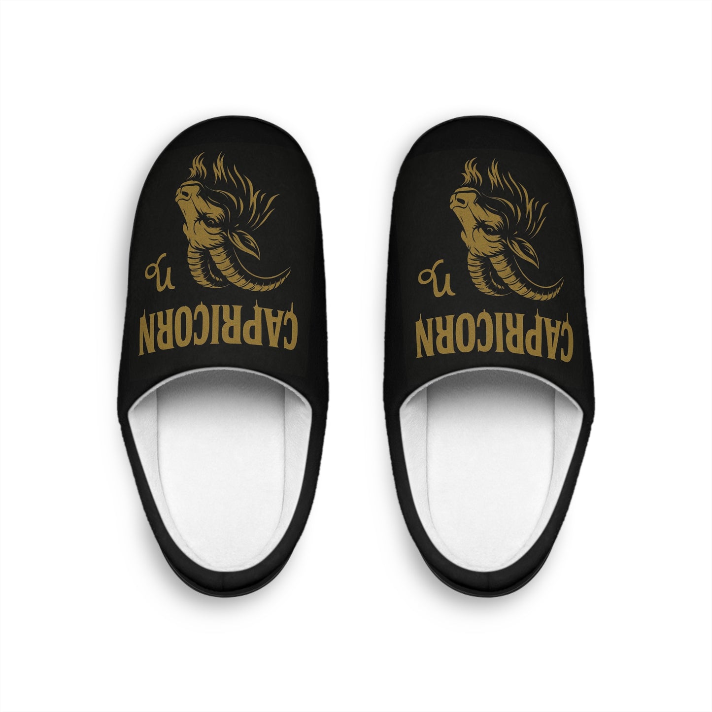 Capricorn Slippers Men's Indoor | Cozy Zodiac House Shoes, Astrology Gift for Him, Birthday, Christmas, Relaxation, Home Comfort