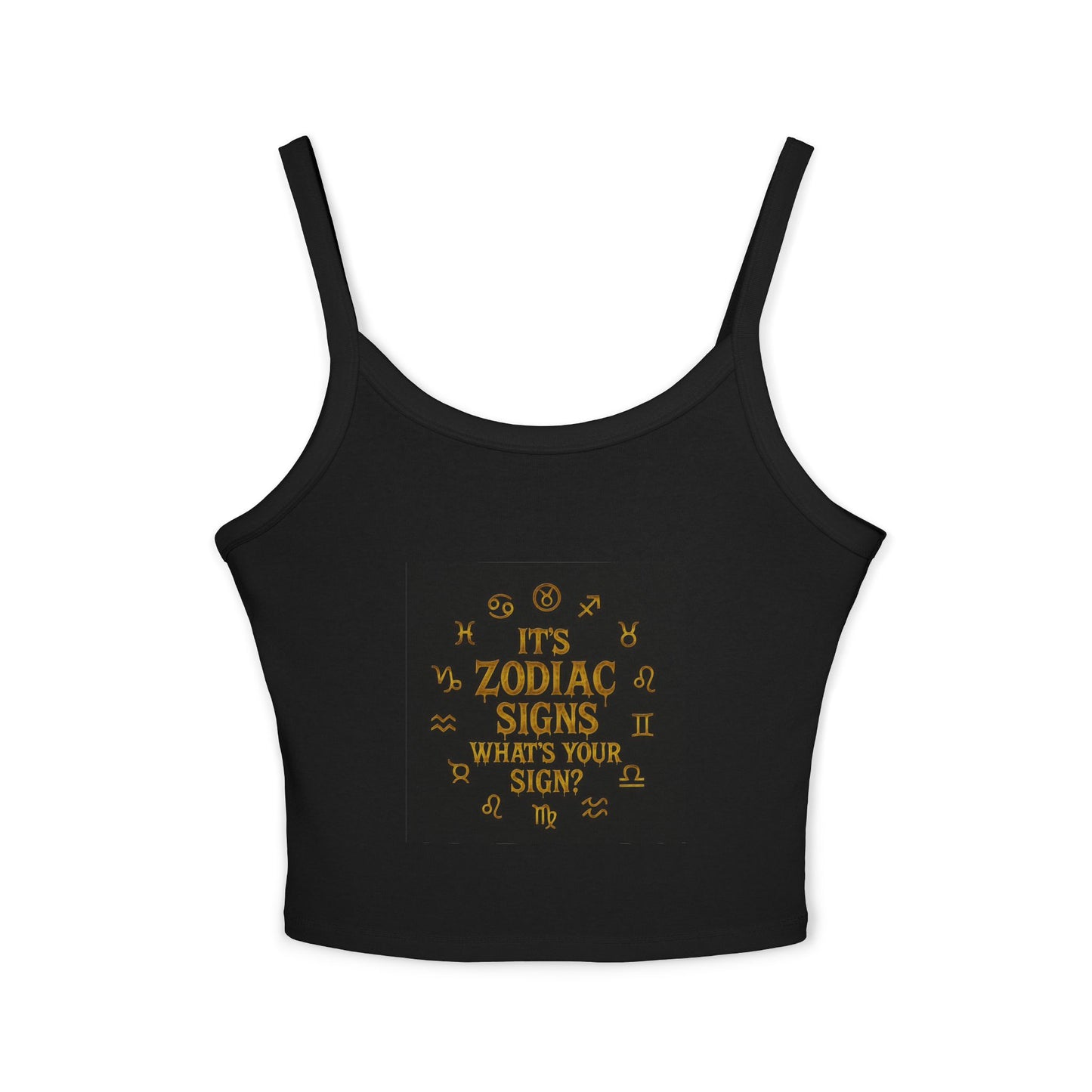Sagittarius Zodiac Spaghetti Strap Tank Top, Astrology Apparel, Horoscope Gift, Birthday Top, Summer Fashion, Zodiac Sign Clothing